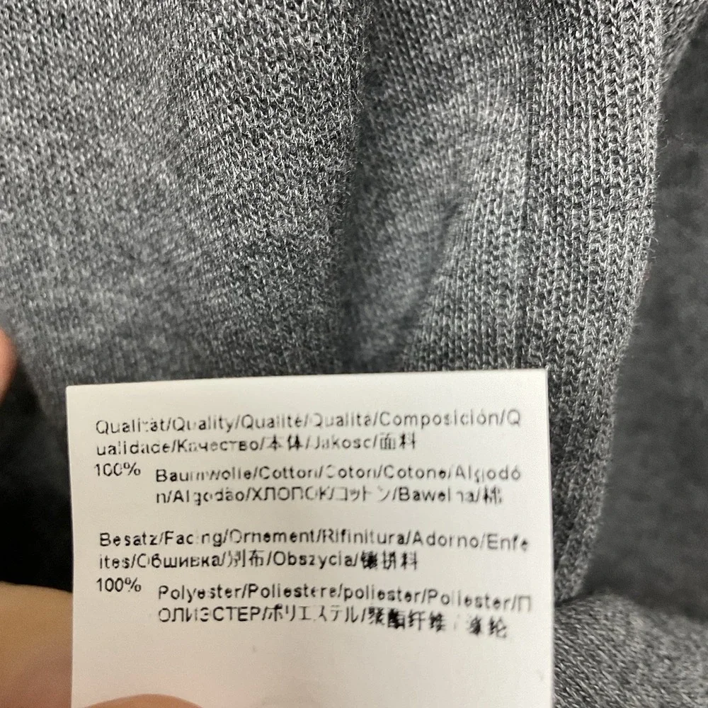 Hugo Boss Sydney Quarter Zip Black Cotton Pullover Men's size medium - Picture 10 of 11